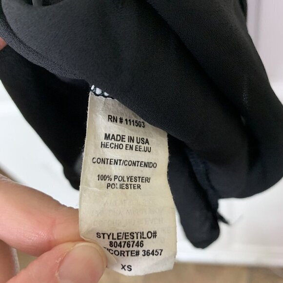 Lily White XS Black Sheer Sleeveless Racerback Tank Top - Picture 4 of 5